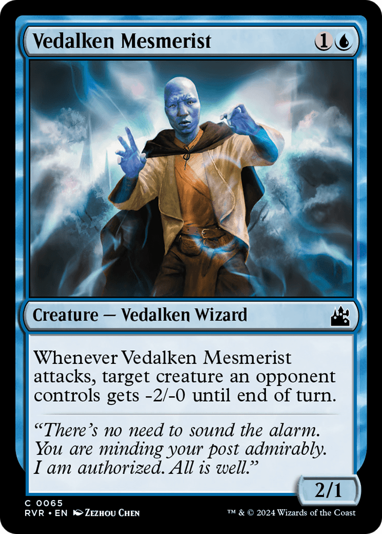 Vedalken Mesmerist [Ravnica Remastered] Foil