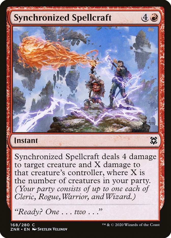 Synchronized Spellcraft 168/280 (Zendikar Rising)  - Foil