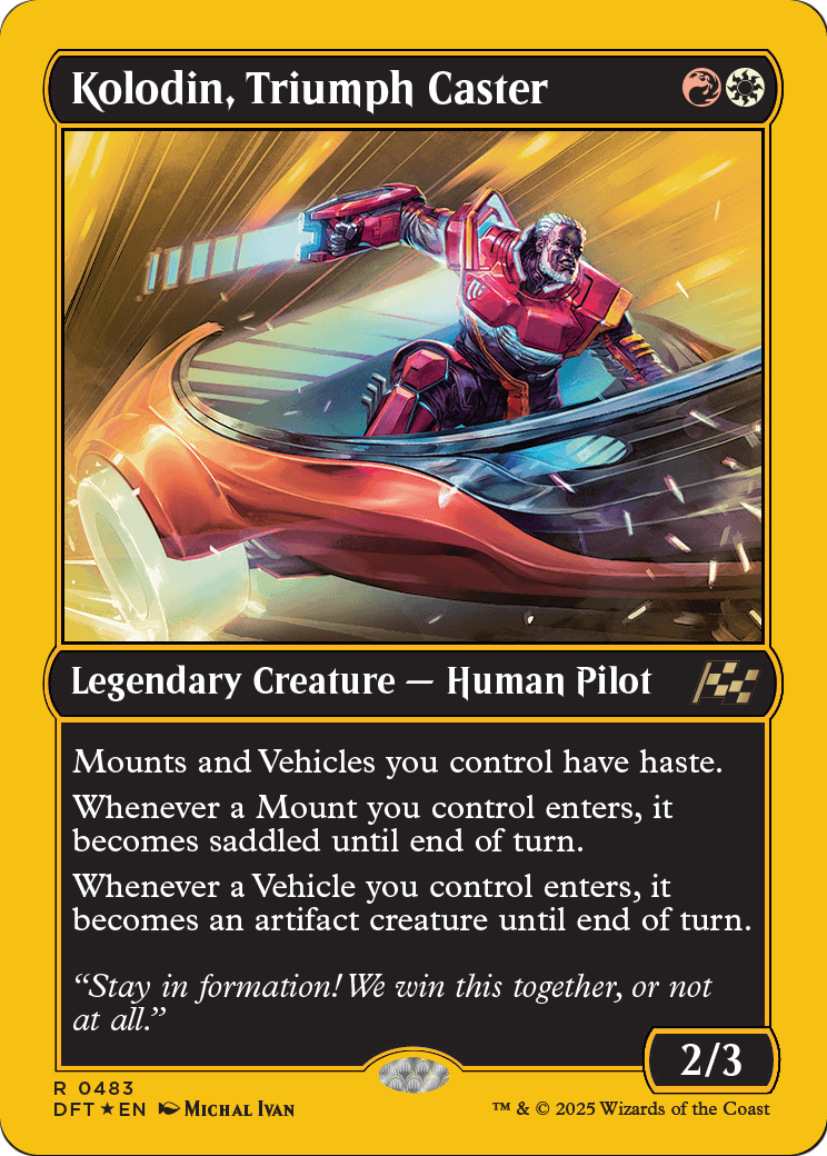 Kolodin, Triumph Caster |  Foil (483) [Aetherdrift]
