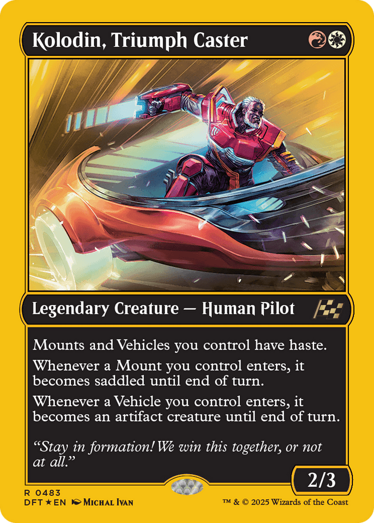 Kolodin, Triumph Caster |  Foil (483) [Aetherdrift]