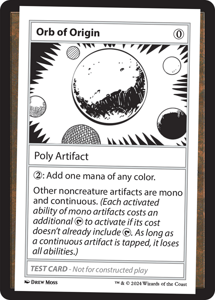 Orb of Origin [Mystery Booster 2 Playtest Cards]