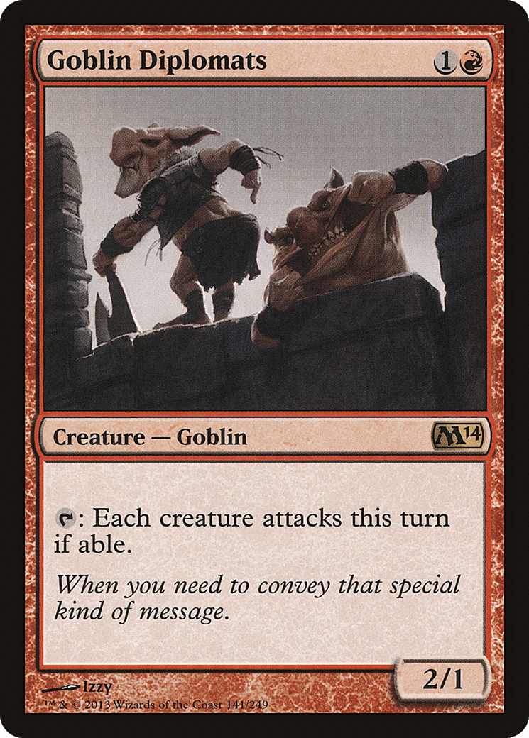 Goblin Diplomats [Magic 2014] Foil