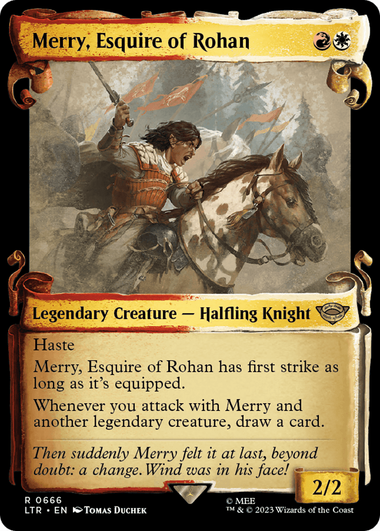 Merry, Esquire of Rohan [The Lord of the Rings: Tales of Middle-Earth Showcase Scrolls] Foil