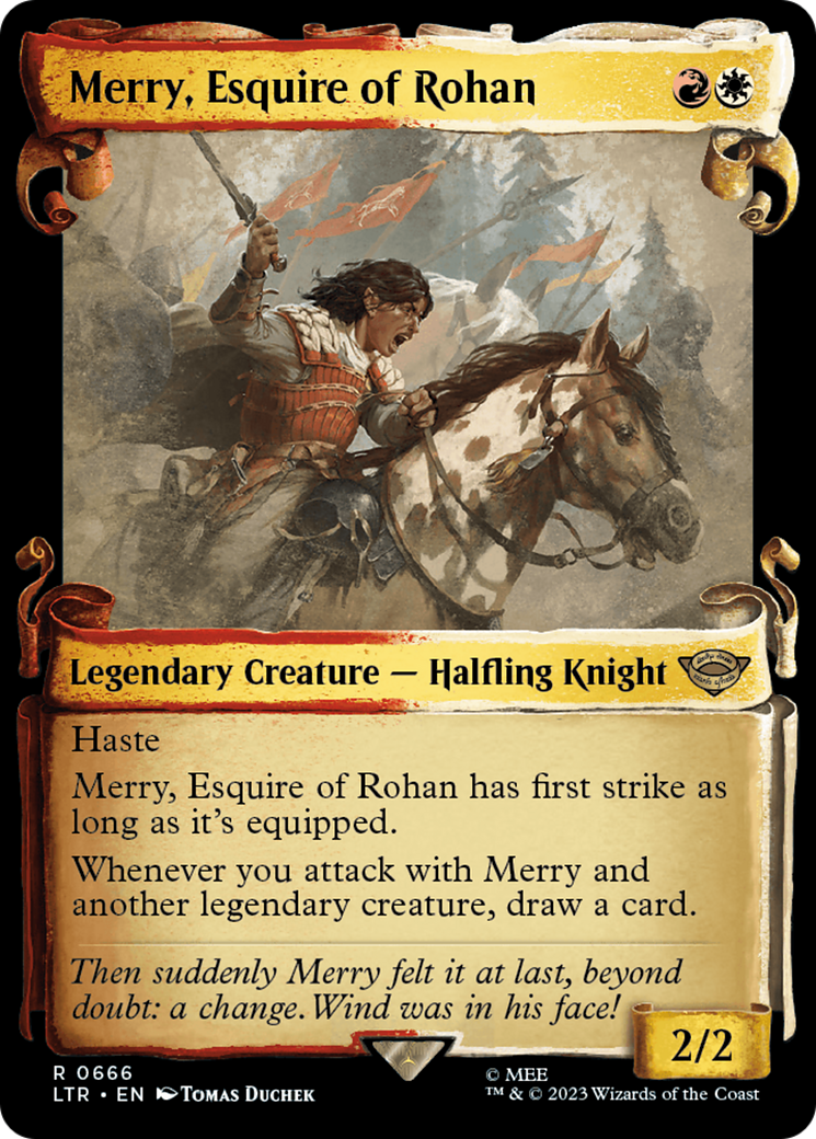 Merry, Esquire of Rohan [The Lord of the Rings: Tales of Middle-Earth Showcase Scrolls] Foil