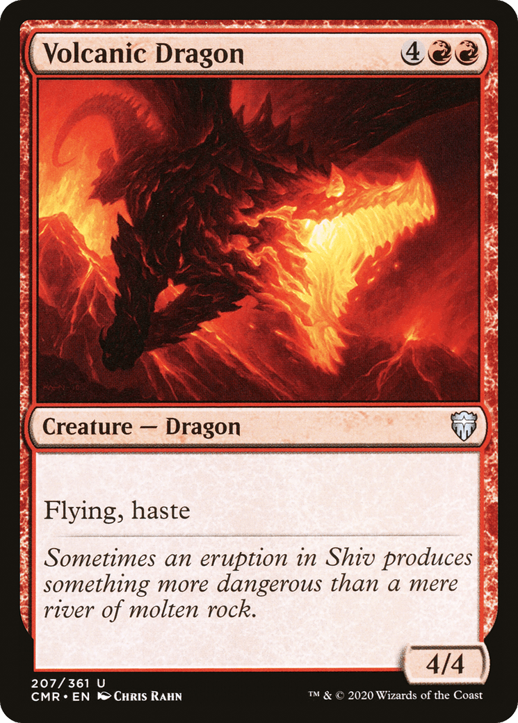 Volcanic Dragon [Commander Legends] Foil