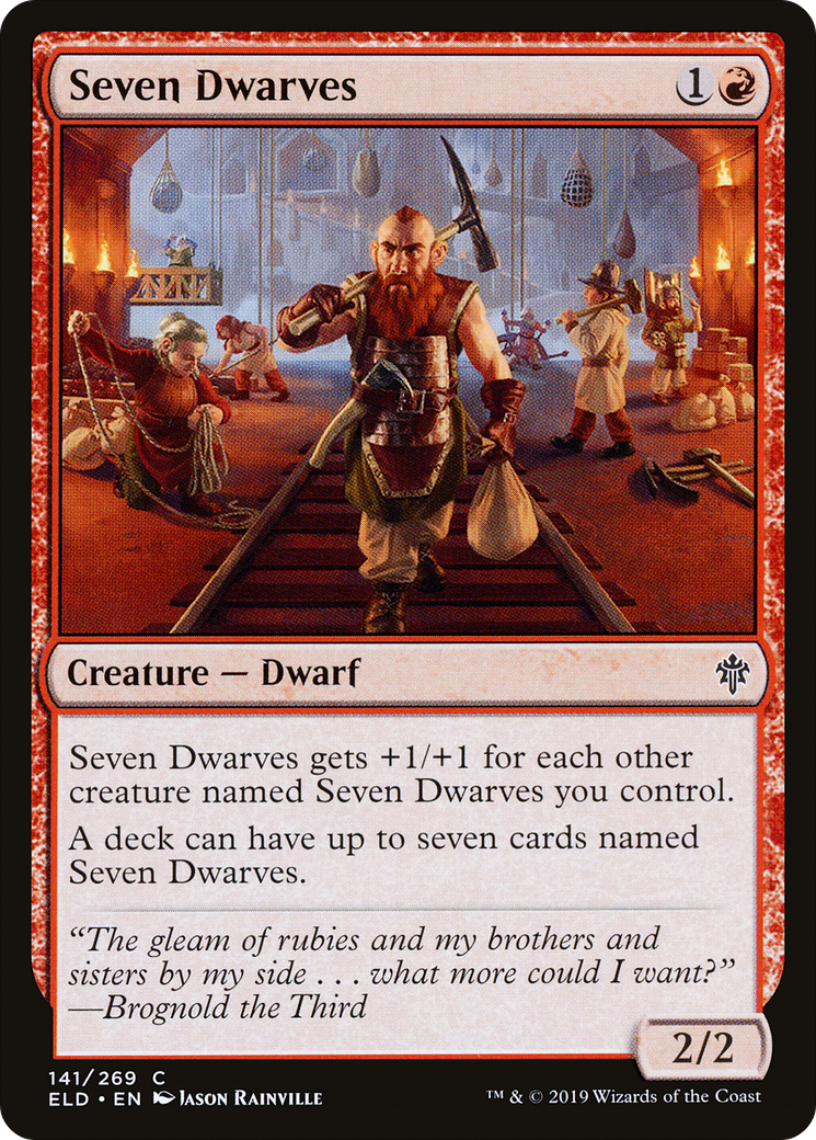 Seven Dwarves [Throne of Eldraine] Foil