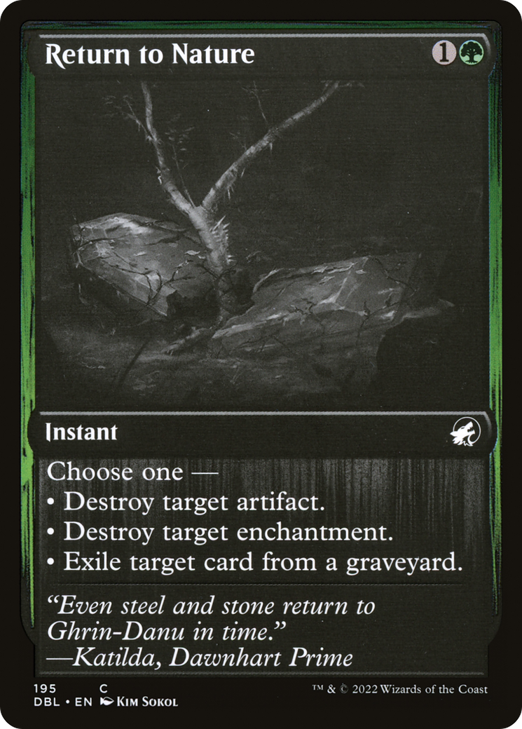 Return to Nature [Innistrad: Double Feature] Foil