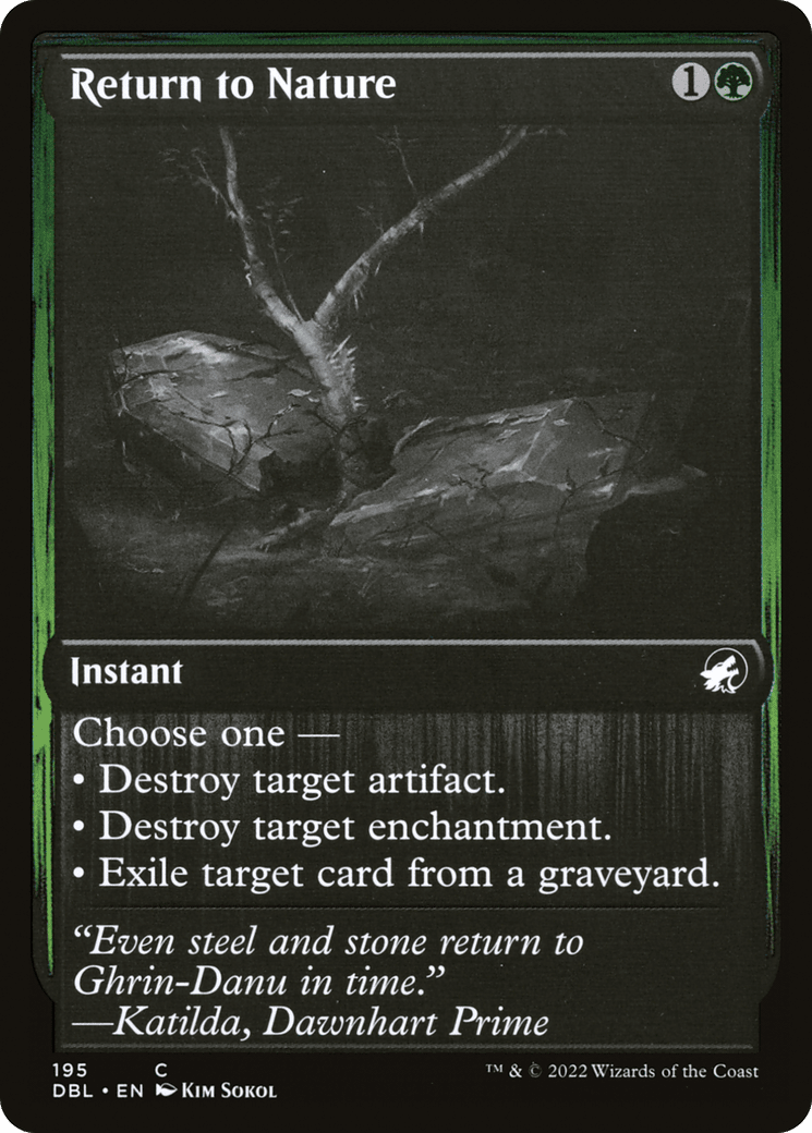 Return to Nature [Innistrad: Double Feature] Foil