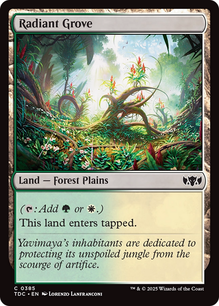 Radiant Grove (385) [Commander: Tarkir: Dragonstorm]