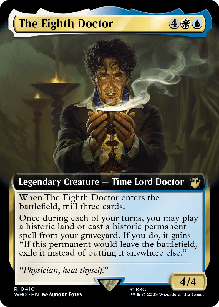 The Eighth Doctor (Extended Art) [Doctor Who] Foil