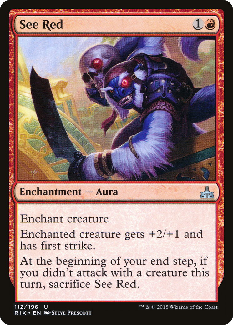 See Red [Rivals of Ixalan] Foil