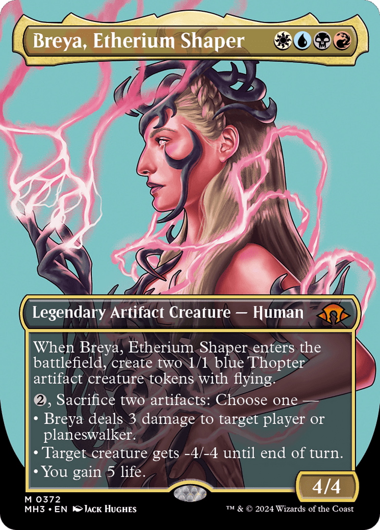 Breya, Etherium Shaper (Borderless) [Modern Horizons 3] Foil