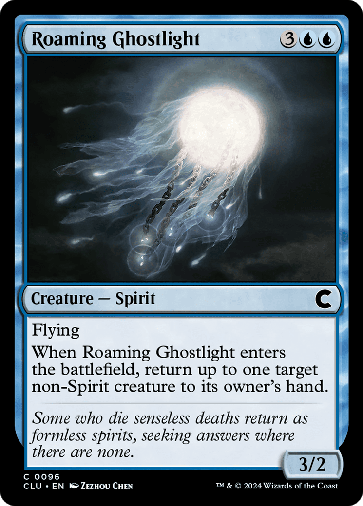 Roaming Ghostlight [Ravnica: Clue Edition]
