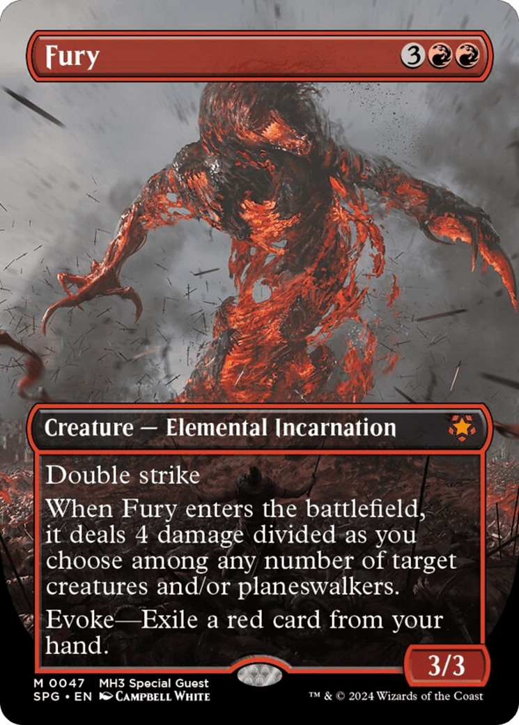 Fury (Borderless) [Modern Horizons 3 Special Guests] Foil