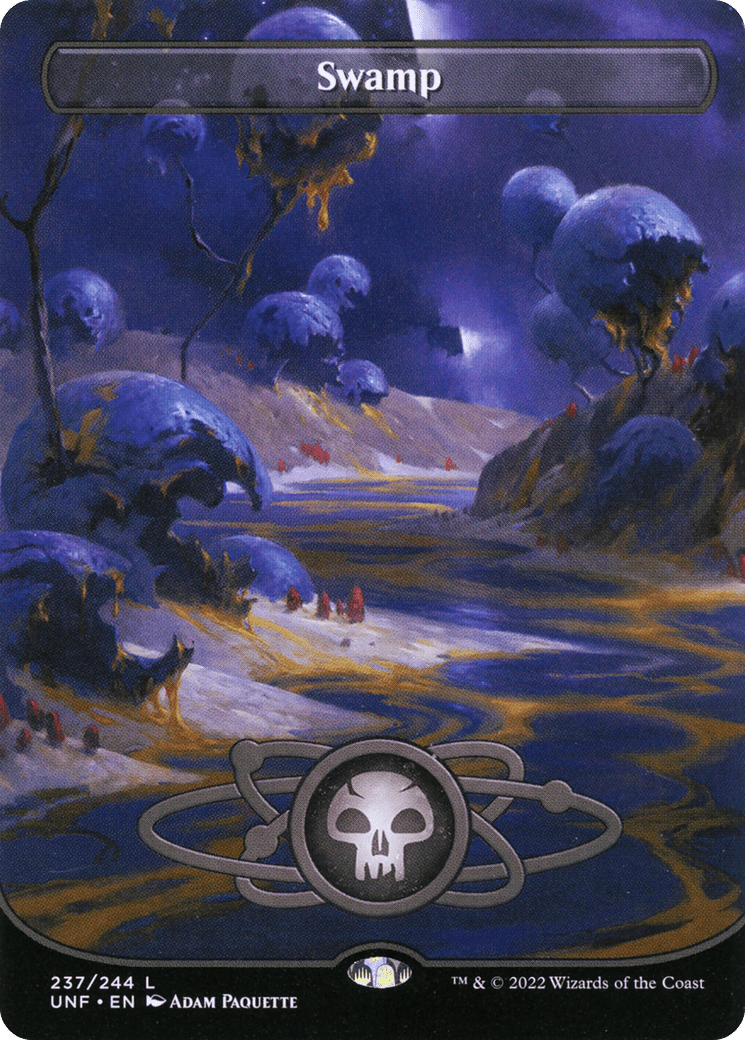 Swamp (237) (Planetary Space-ic Land) [Unfinity] Foil