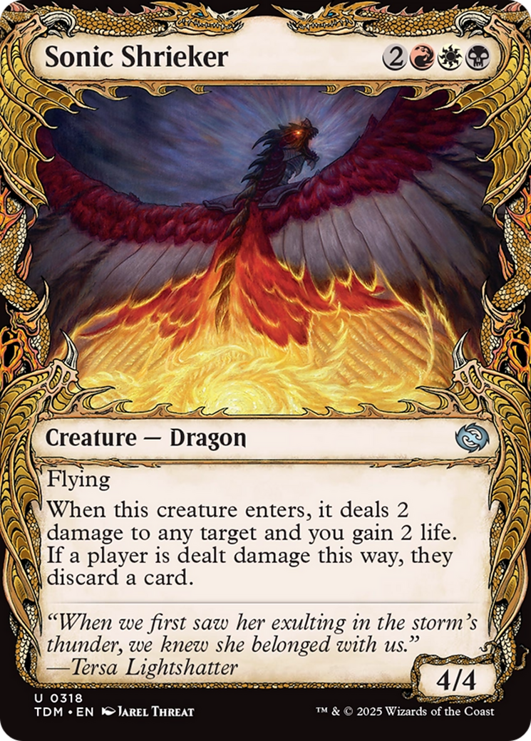Sonic Shrieker (Showcase) (318) [Tarkir: Dragonstorm]