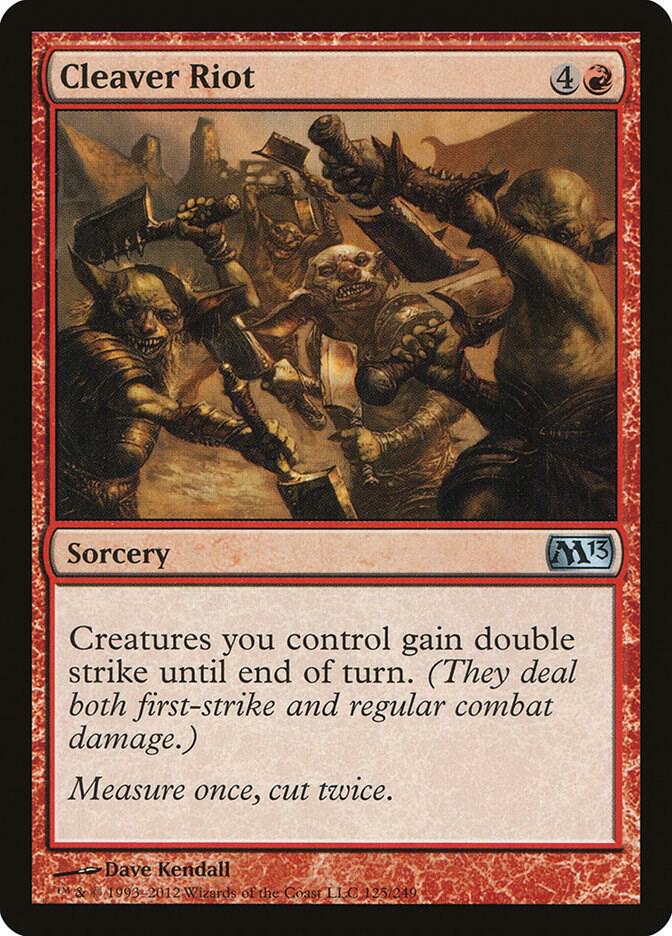 Cleaver Riot 125/249 (Magic 2013 (M13)) 