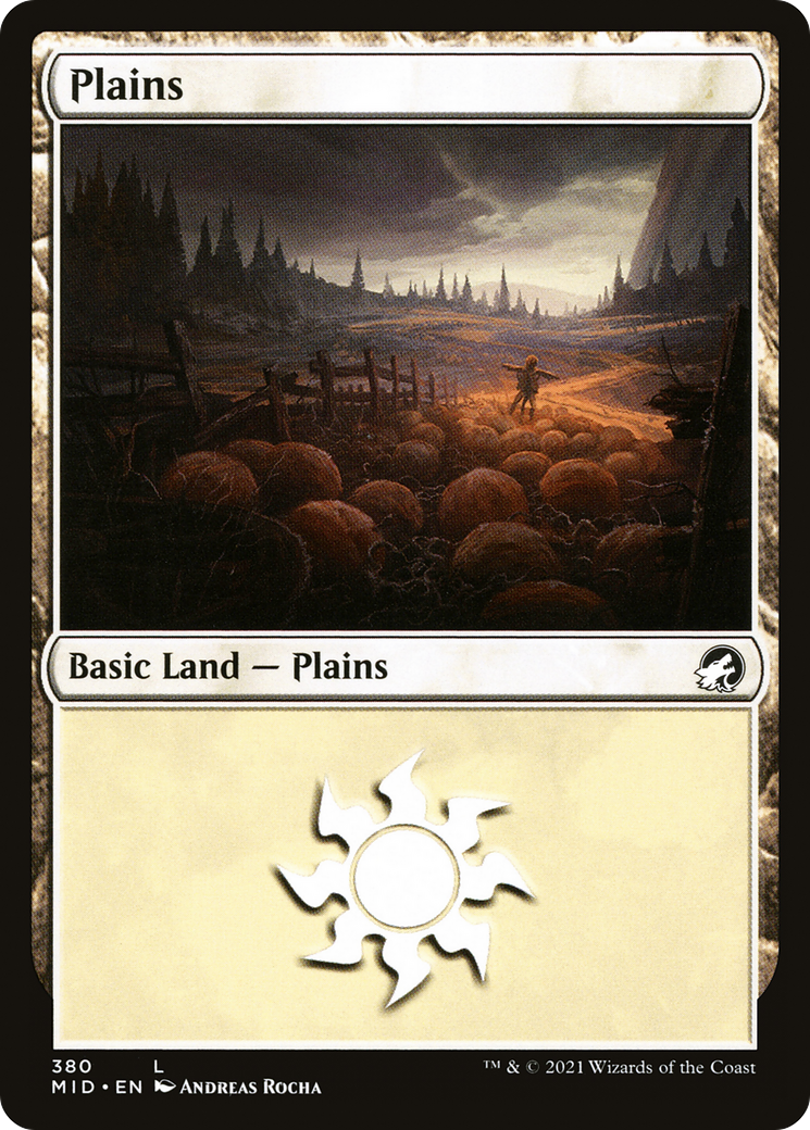 Plains (380) [Innistrad: Midnight Hunt] Foil