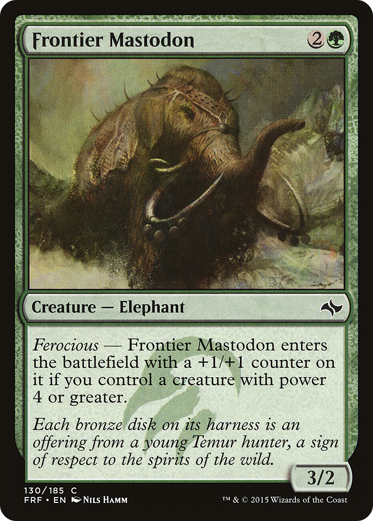 Frontier Mastodon [Fate Reforged] Foil