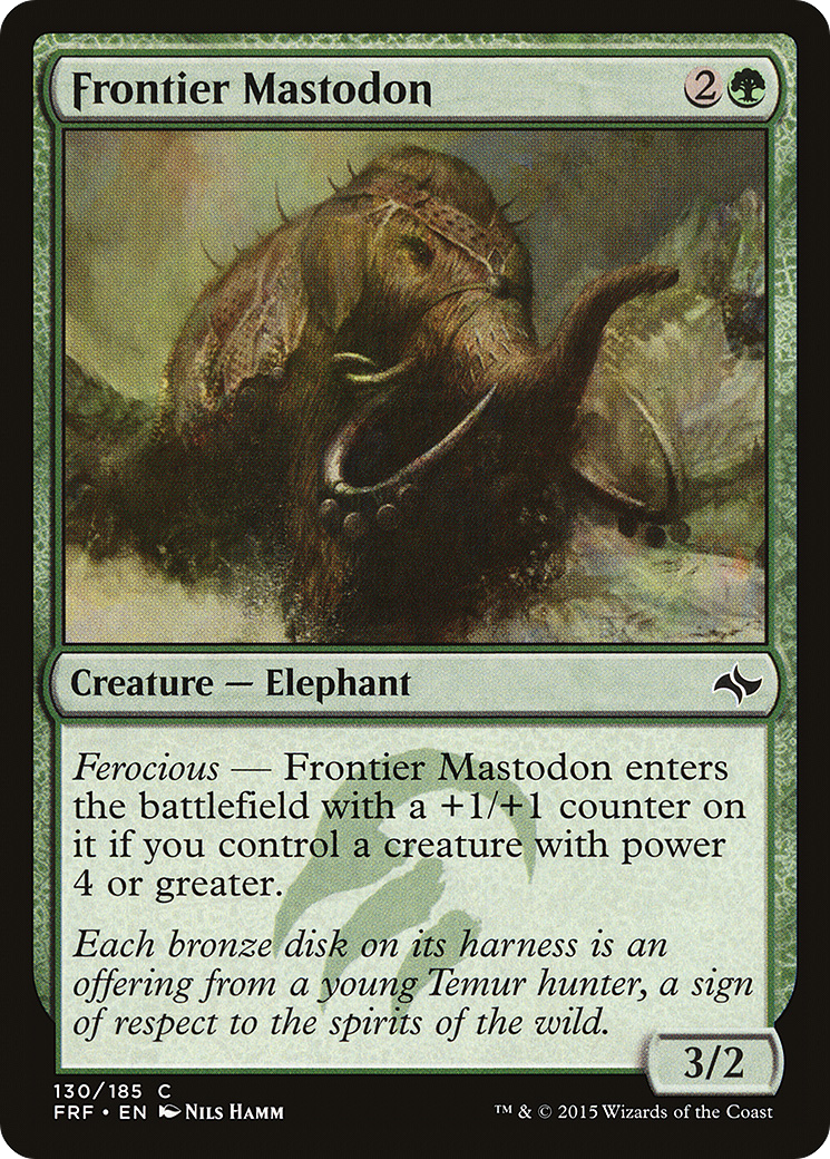Frontier Mastodon [Fate Reforged] Foil
