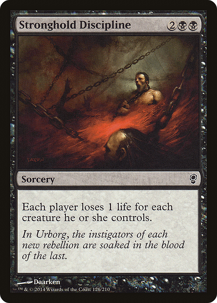 Stronghold Discipline [Conspiracy] Foil