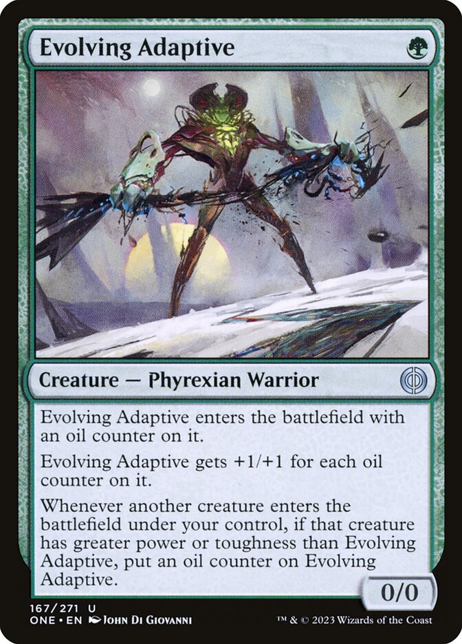 Evolving Adaptive 167/271 (Phyrexia: All Will Be One) 