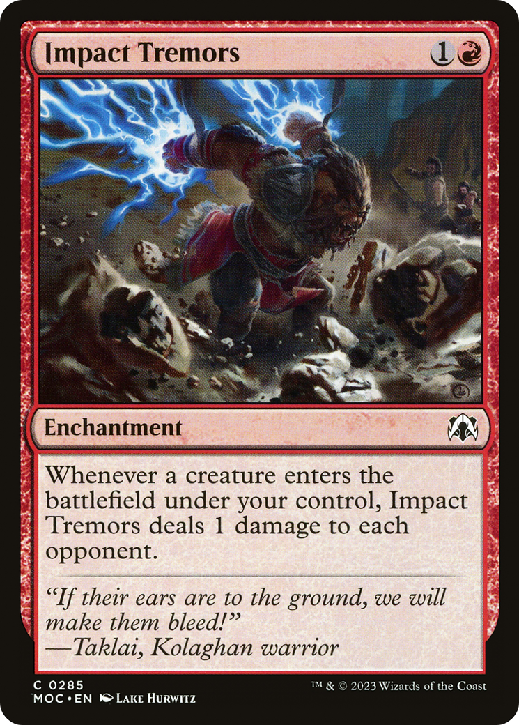 Impact Tremors [March of the Machine Commander]