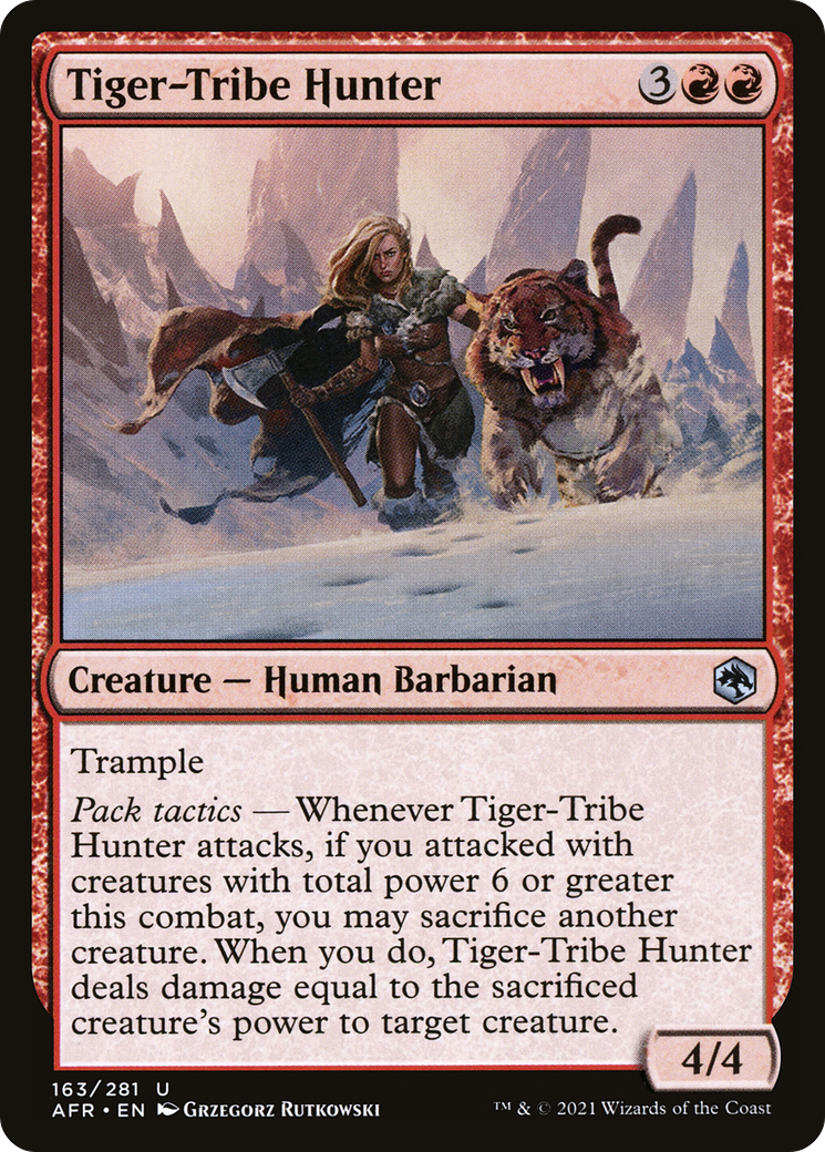 Tiger-Tribe Hunter [Dungeons & Dragons: Adventures in the Forgotten Realms] Foil