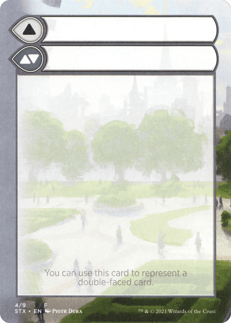 Double-Faced Substitute Card (SSTX-004) - Strixhaven: School of Mages Substitute Cards (Borderless)