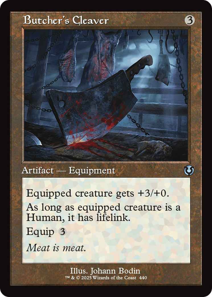 Butcher's Cleaver (Retro Frame) (-440) [Innistrad Remastered]