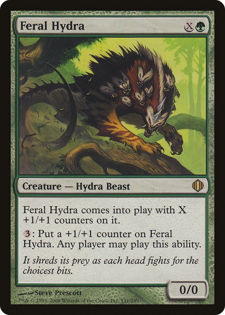 Feral Hydra [Shards of Alara] Foil
