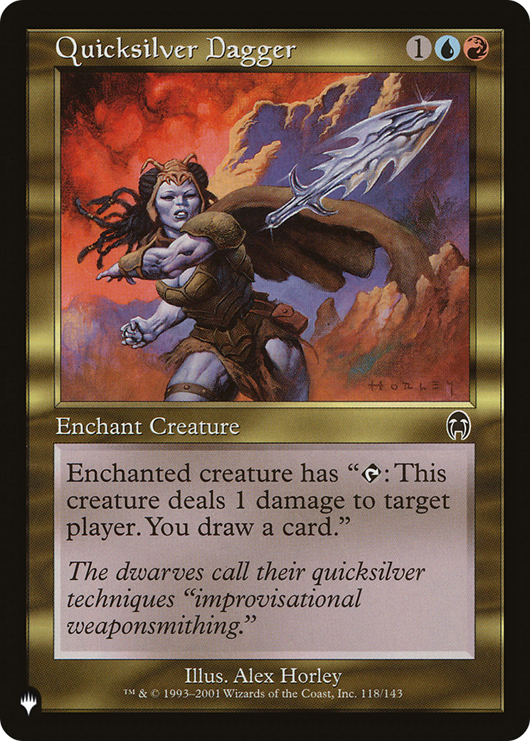 Quicksilver Dagger |  (APC-118) [The List]