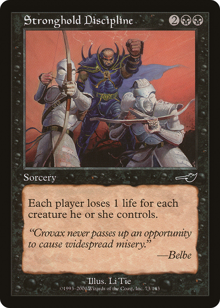 Stronghold Discipline [Nemesis] Foil