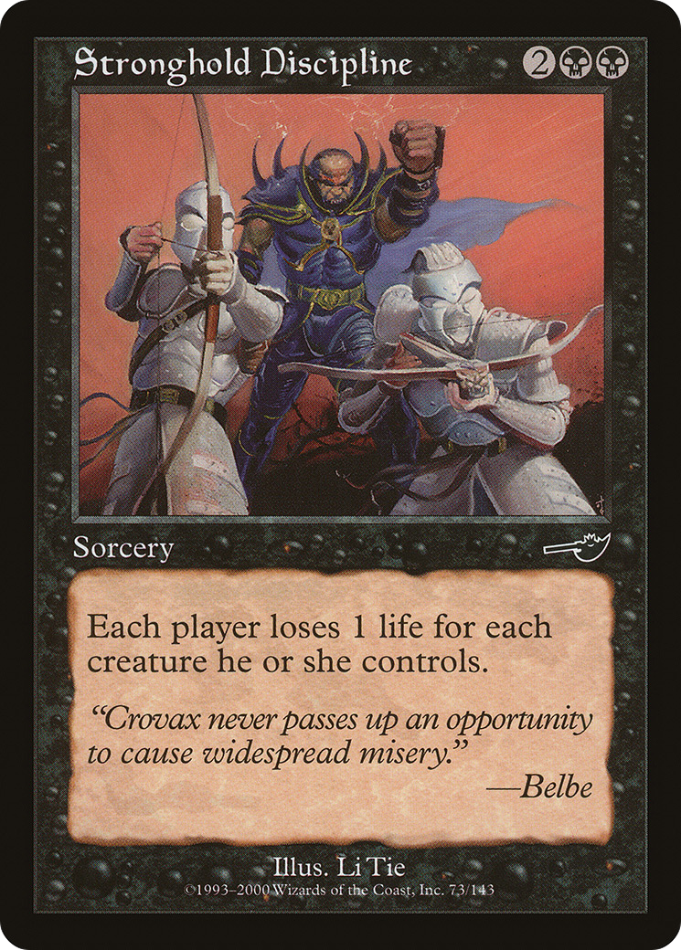Stronghold Discipline [Nemesis] Foil