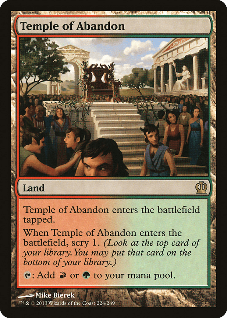 Temple of Abandon [Theros] Foil