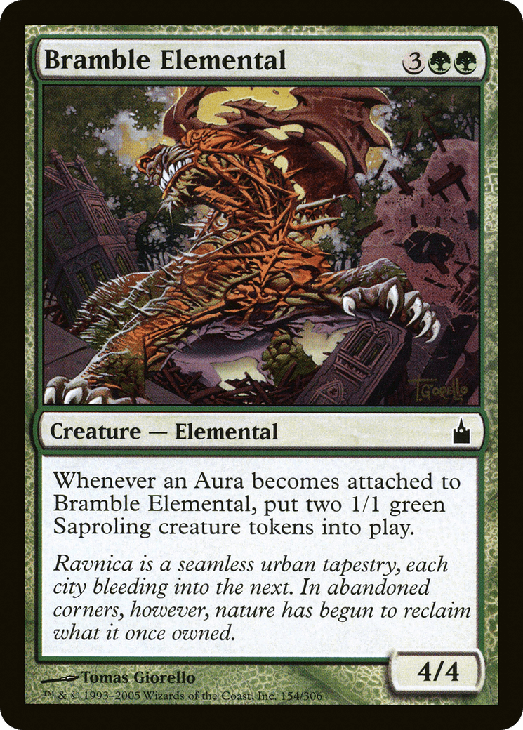Bramble Elemental [Ravnica: City of Guilds] Foil