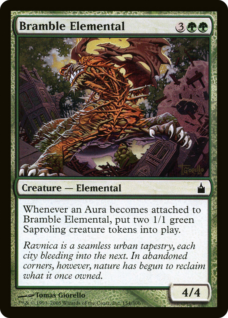 Bramble Elemental [Ravnica: City of Guilds] Foil