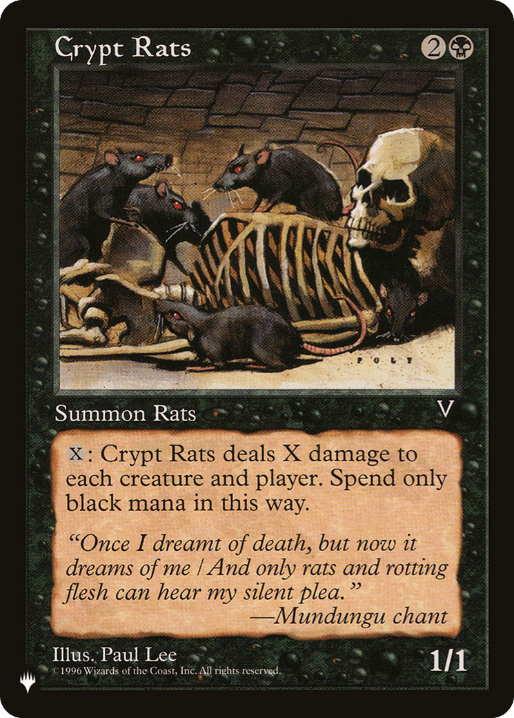 Crypt Rats |  (VIS-55) [The List]
