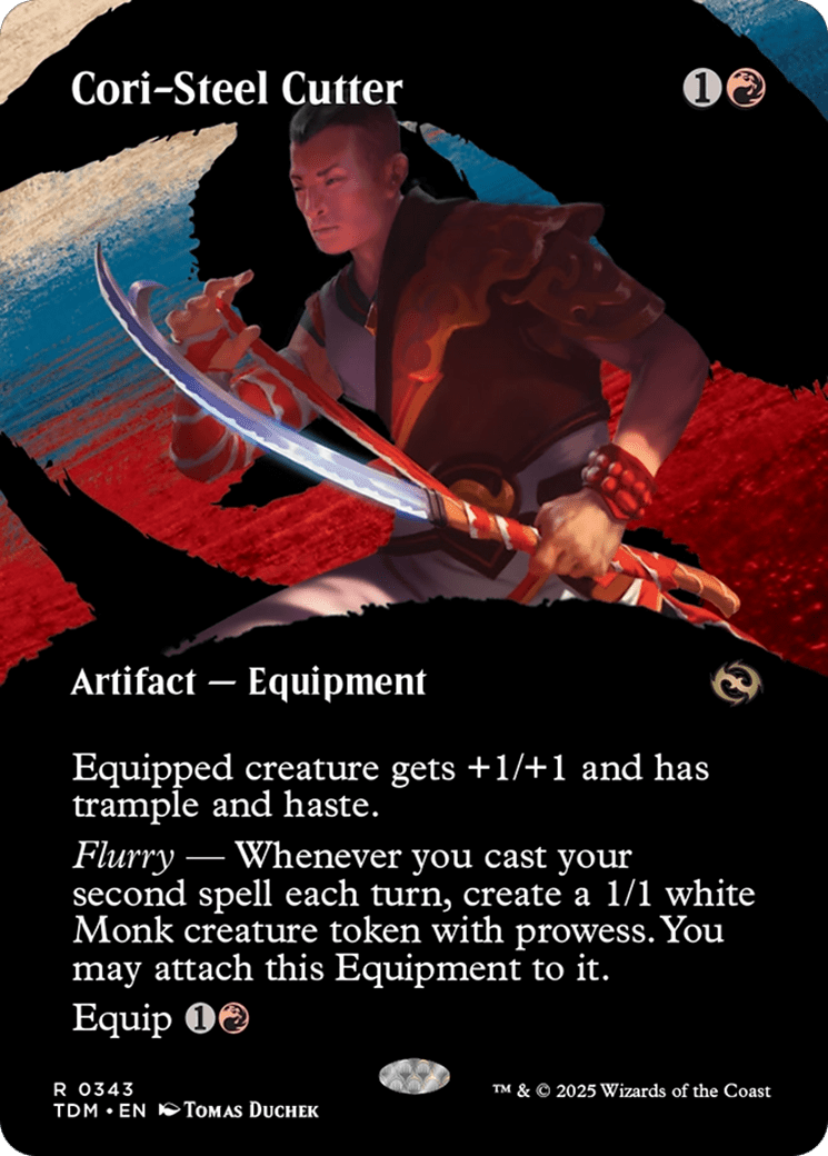 Cori-Steel Cutter (Borderless) (343) [Tarkir: Dragonstorm]