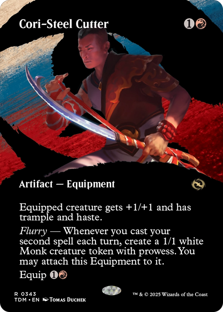 Cori-Steel Cutter (Borderless) (343) [Tarkir: Dragonstorm]