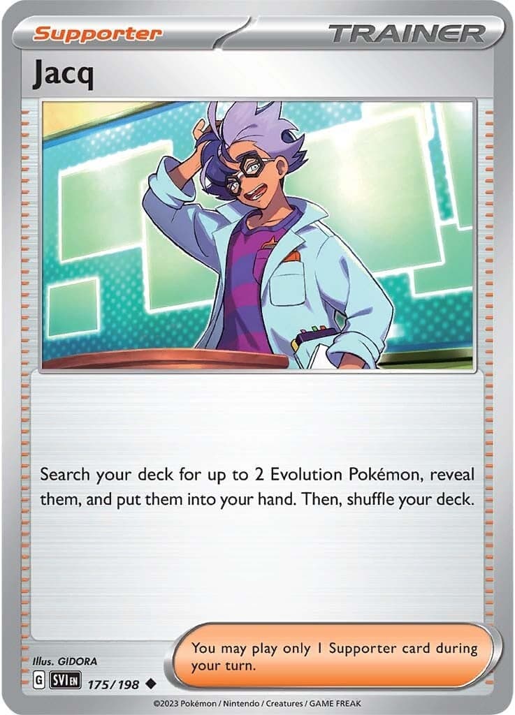 Jacq 175/198 - SV01 Scarlet & Violet Base Set Reverse Holofoil