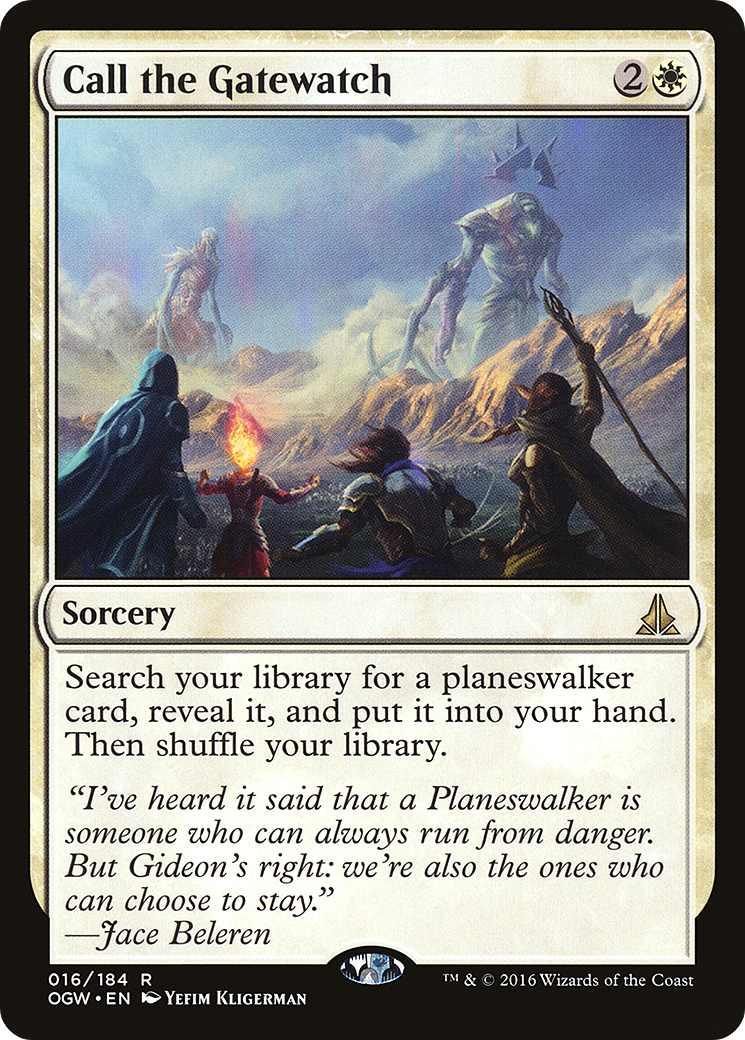 Call the Gatewatch [Oath of the Gatewatch] Foil