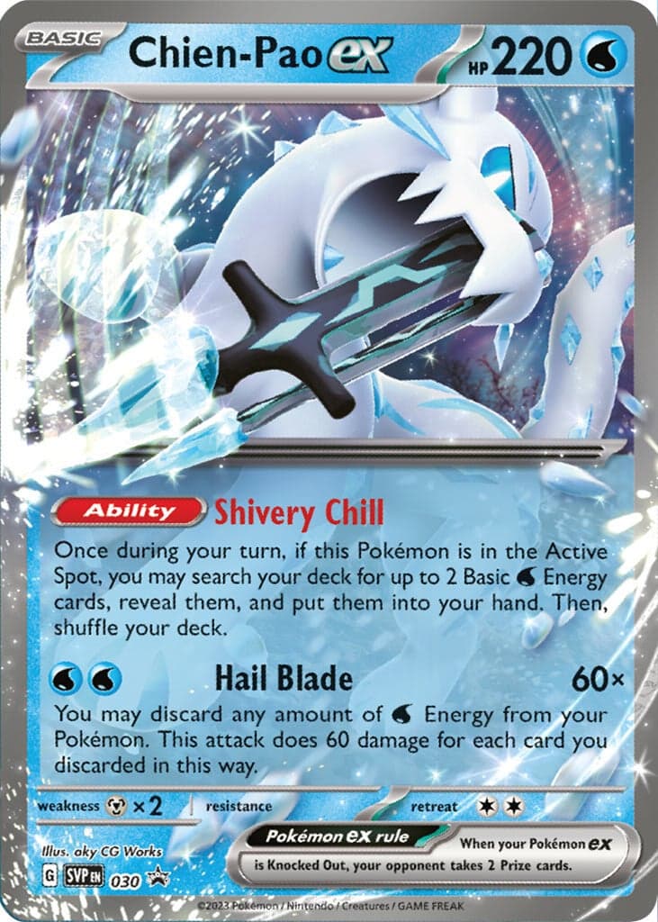 Chien-Pao ex 030- SV Scarlet & Violet Promo Cards Holofoil