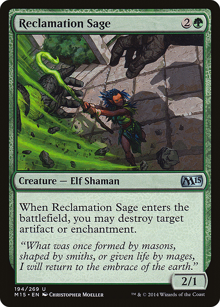 Reclamation Sage [Magic 2015] Foil