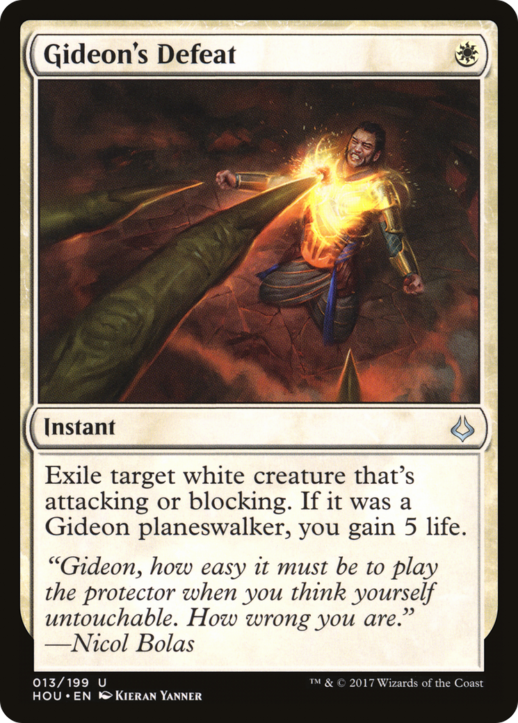 Gideon's Defeat [Hour of Devastation] Foil