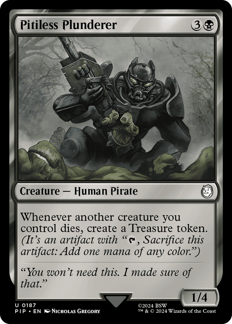 Pitiless Plunderer [Fallout] Foil