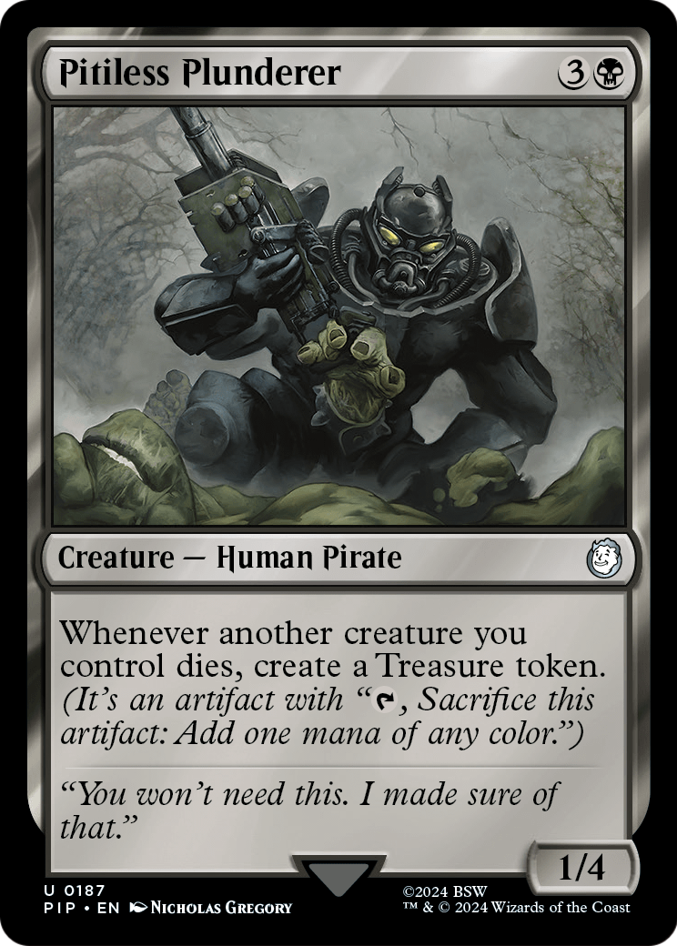 Pitiless Plunderer [Fallout] Foil