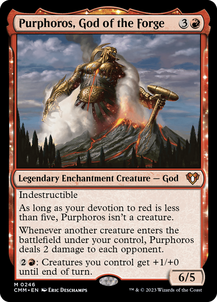 Purphoros, God of the Forge [Commander Masters] Foil