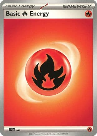 Basic Fire Energy 002- SVE Scarlet & Violet Energies