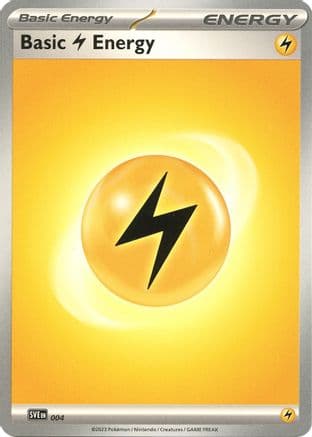 Basic Lightning Energy 004- SVE Scarlet & Violet Energies